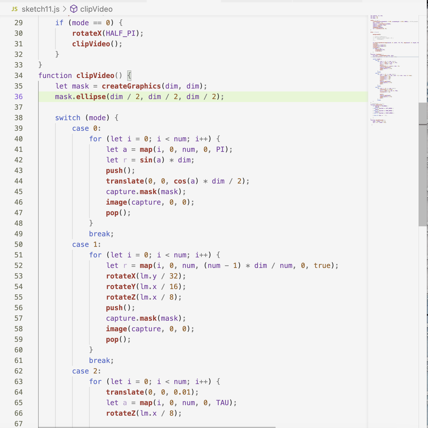 I also found that beginClip() and endClip() are not valid for some reason, so I tried to remove it from the function.